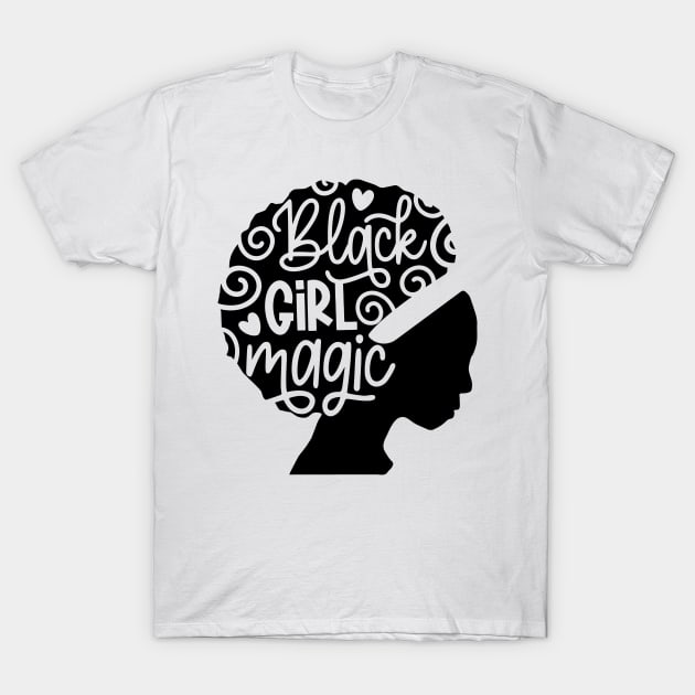 Black Girl Magic T-Shirt by CatsCrew